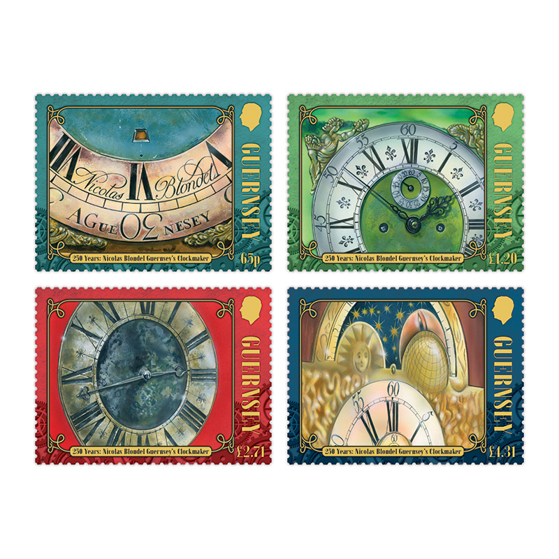 Set of 4 stamps